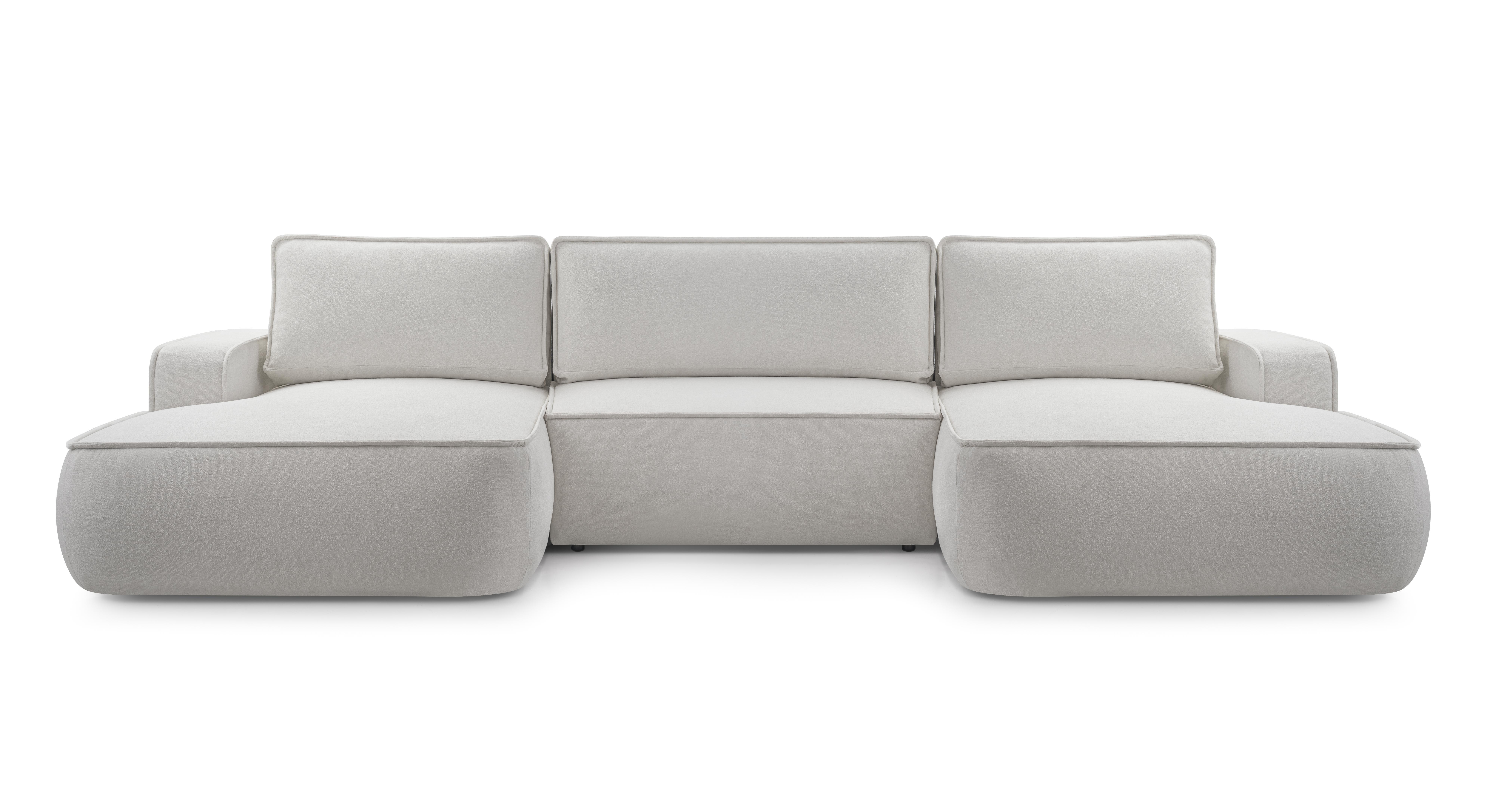 wohnli-moebel-suche-800001048159 Wohnli Möbelsuche - WOHNLANDSCHAFT Ablia Hellgrau 364/168/87 cm mit Schlaffunktion