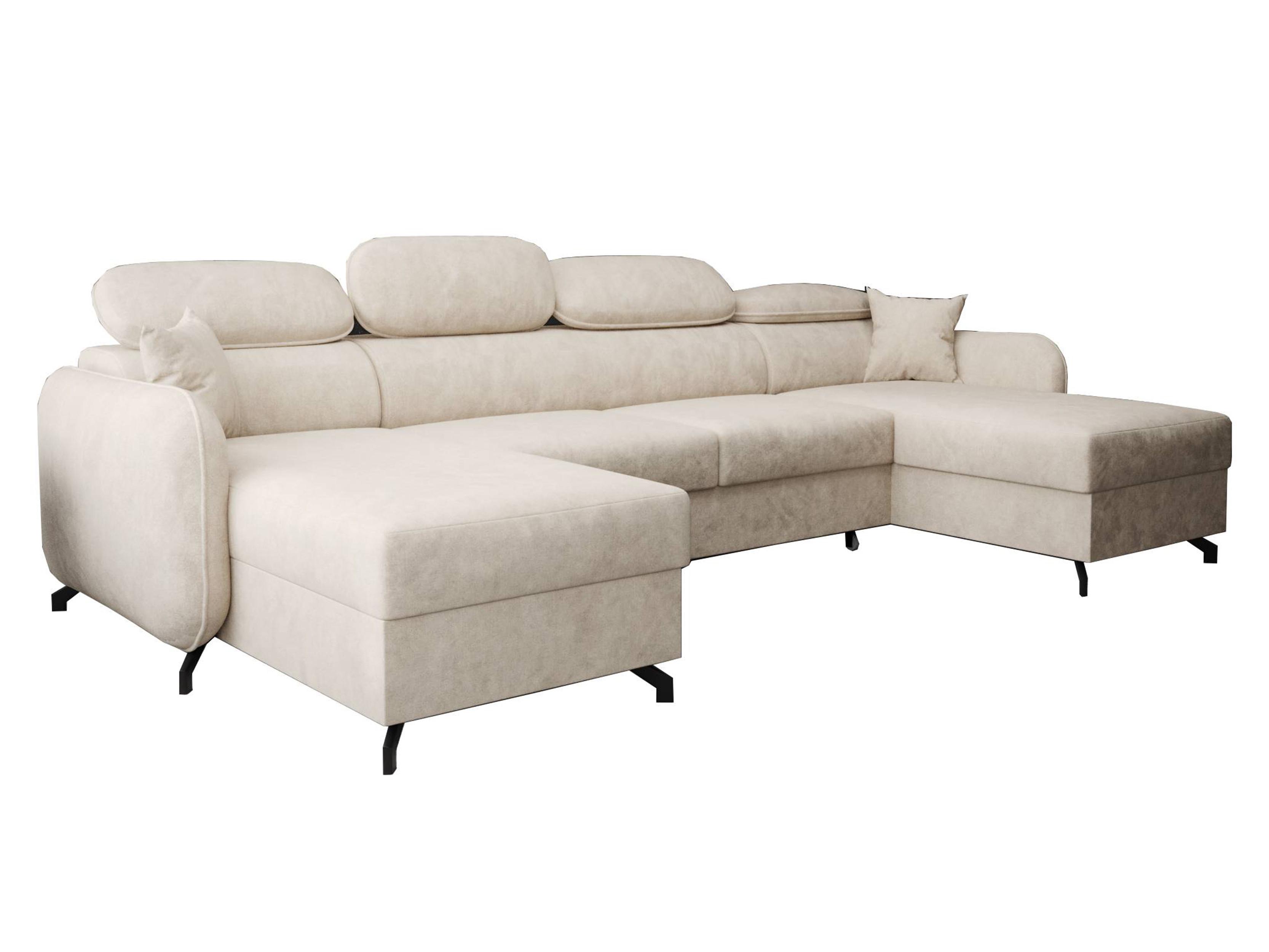 Wohnli Möbelsuche - WOHNLANDSCHAFT Ribella 5 Creme 345/180/100 cm mit Schlaffunktion
