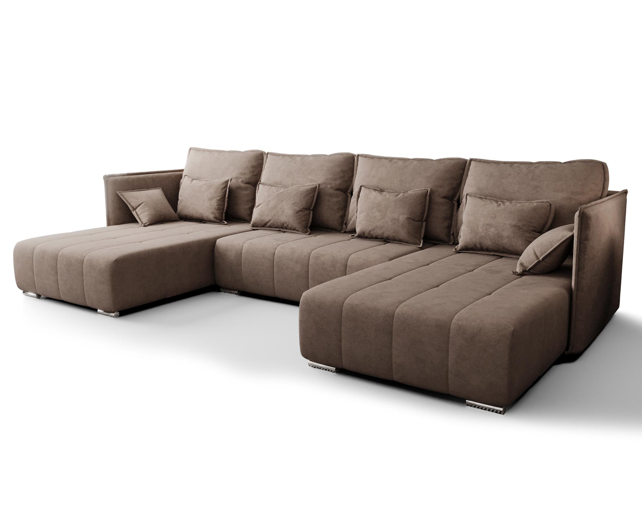 wohnli-moebel-suche-800001048287 Wohnli Möbelsuche - WOHNLANDSCHAFT Florinna Hellbraun 345/182/87 cm mit Schlaffunktion