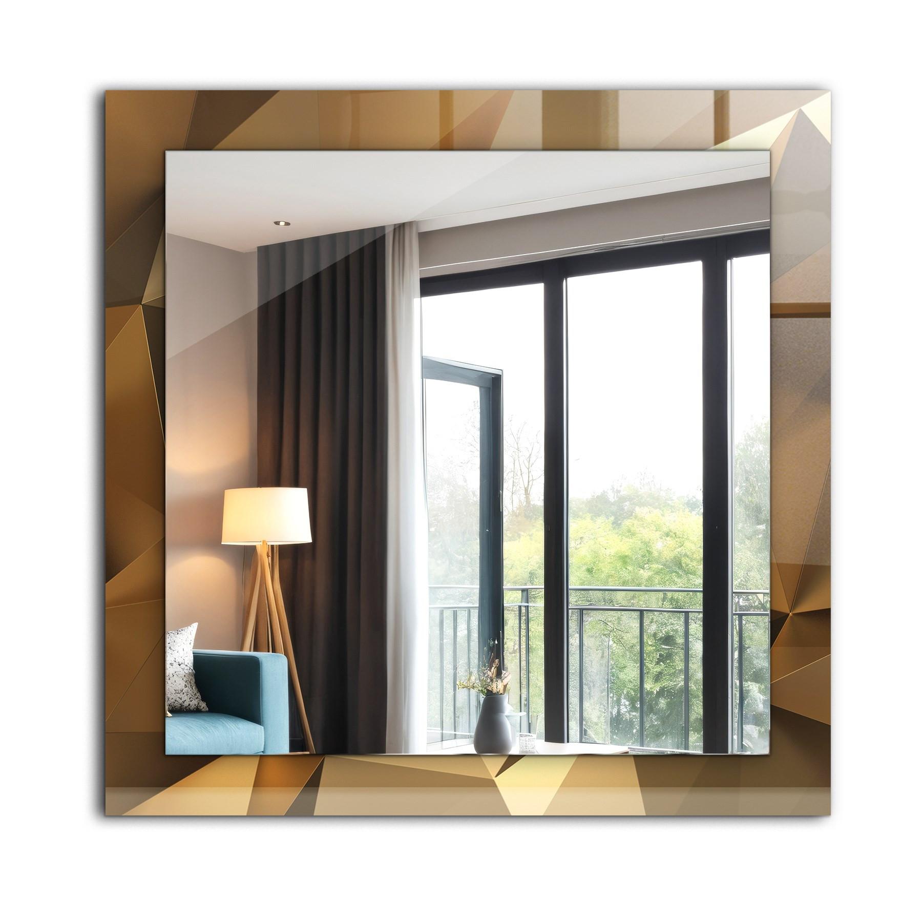 Wohnli Möbelsuche - SPIEGEL 60 x 60 cm Rechteckig mit Aufdruck