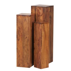 wohnli-moebel-suche-800001053686 Wohnli Möbelsuche - BEISTELLTISCH 3er Set Massivholz Ineinander Verstaubar Einzigartige Maserung