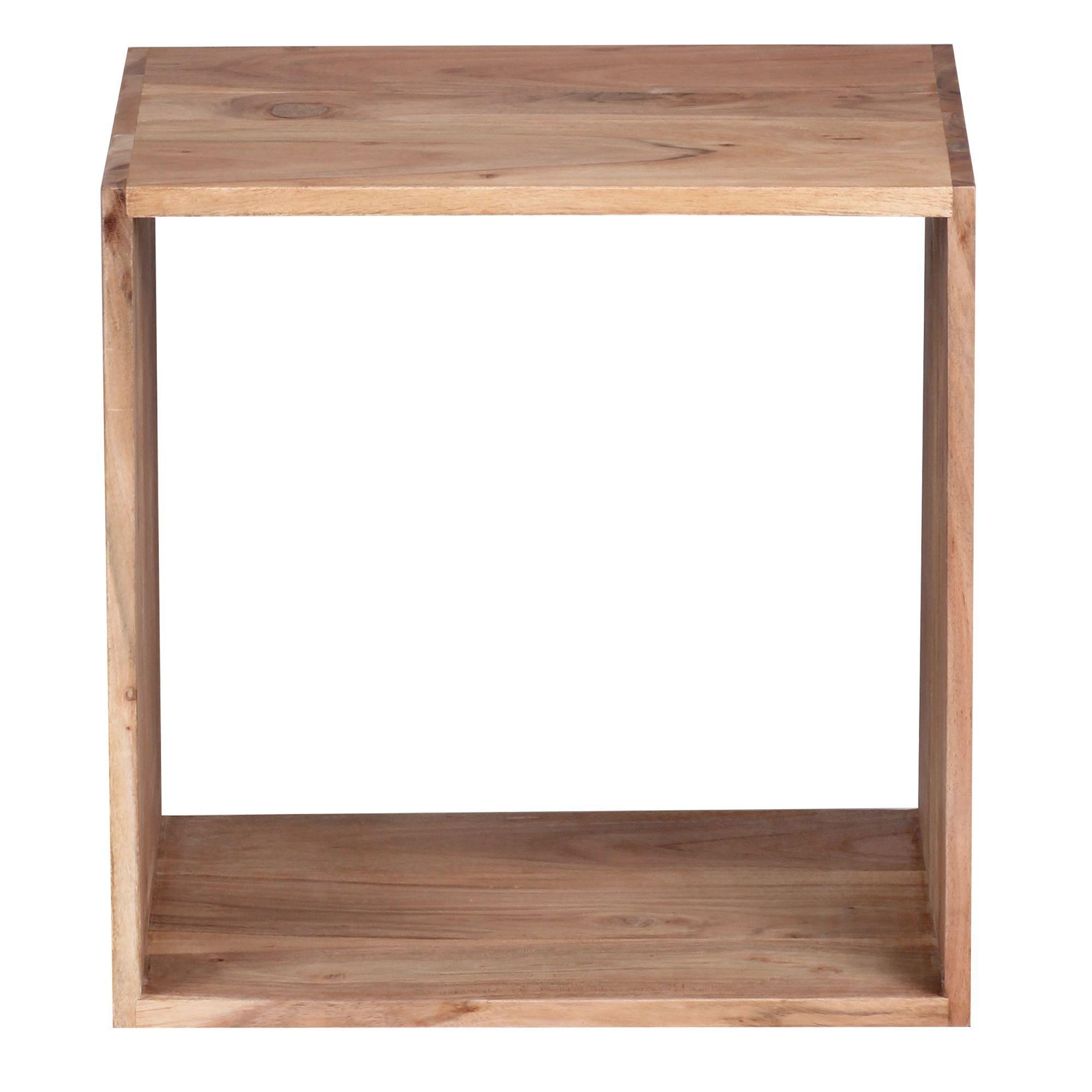 wohnli-moebel-suche-800001053719 Wohnli Möbelsuche - BEISTELLTISCH Massivholz Regalform Cube NAKO
