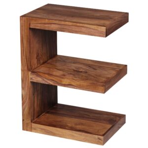 Wohnli Möbelsuche - BEISTELLTISCH Massivholz E-Konstruktion Cubeform Handgefertigt NAKO
