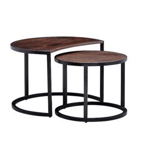 wohnli-moebel-suche-800001053966 Wohnli Möbelsuche - COUCHTISCH 2er Set Holz Metall Industrial Handgefertigt ESINO