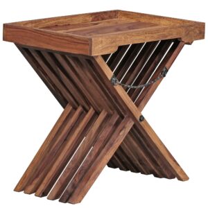 wohnli-moebel-suche-800001054165 Wohnli Möbelsuche - BEISTELLTISCH – Klappbar Massivholz 60x57 cm mit Tablett