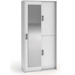 wohnli-moebel-suche-800001055164 Wohnli Möbelsuche - SCHWEBETÜRENSCHRANK Lano 100/205/40 cm 2-türig weiß