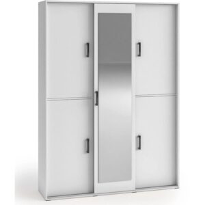 wohnli-moebel-suche-800001055171 Wohnli Möbelsuche - SCHWEBETÜRENSCHRANK Lano 150/205/40 cm 2-türig weiß