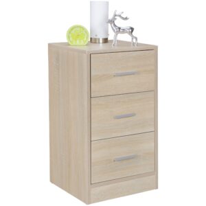 wohnli-moebel-suche-800001056018 Wohnli Möbelsuche - NACHTTISCH Holz 3 Schubladen Melaminbeschichtet Modern