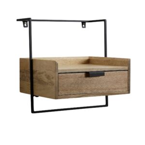 wohnli-moebel-suche-800001056154 Wohnli Möbelsuche - NACHTTISCH Mango Massivholz Wandmontage Schublade Boxspringbett
