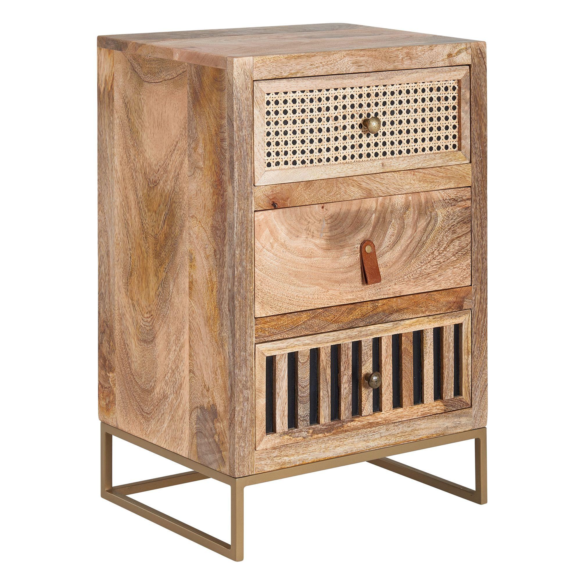wohnli-moebel-suche-800001056187 Wohnli Möbelsuche - NACHTTISCH – Mango Massivholz/Rattan