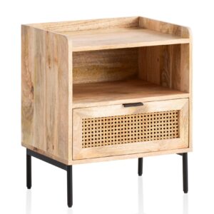 wohnli-moebel-suche-800001056215 Wohnli Möbelsuche - NACHTTISCH – Mango Massivholz/Rattan