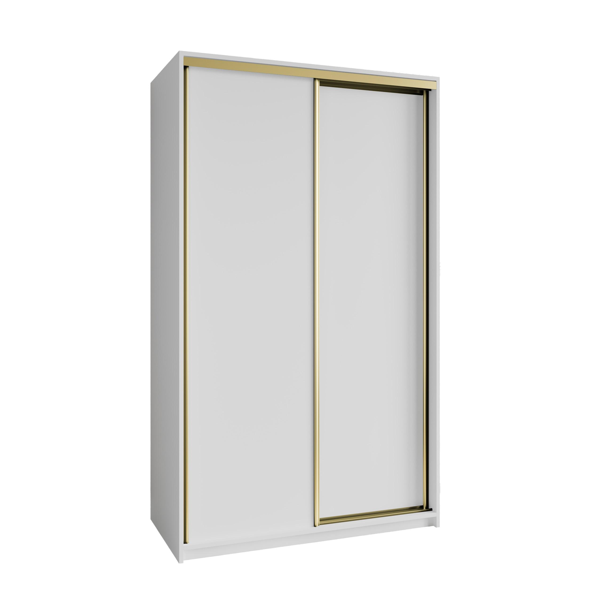 wohnli-moebel-suche-800001058298 Wohnli Möbelsuche - SCHWEBETÜRENSCHRANK NISSE 120/205/60 cm 2-türig Weiß