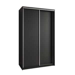 wohnli-moebel-suche-800001058451 Wohnli Möbelsuche - SCHWEBETÜRENSCHRANK NISSE 120/205/60 cm 2-türig Schwarz