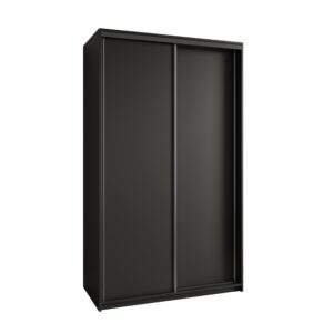 wohnli-moebel-suche-800001058561 Wohnli Möbelsuche - SCHWEBETÜRENSCHRANK NISSE 120/205/60 cm 2-türig Schwarz