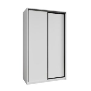 wohnli-moebel-suche-800001058662 Wohnli Möbelsuche - SCHWEBETÜRENSCHRANK NISSE 120/205/60 cm 2-türig Weiß