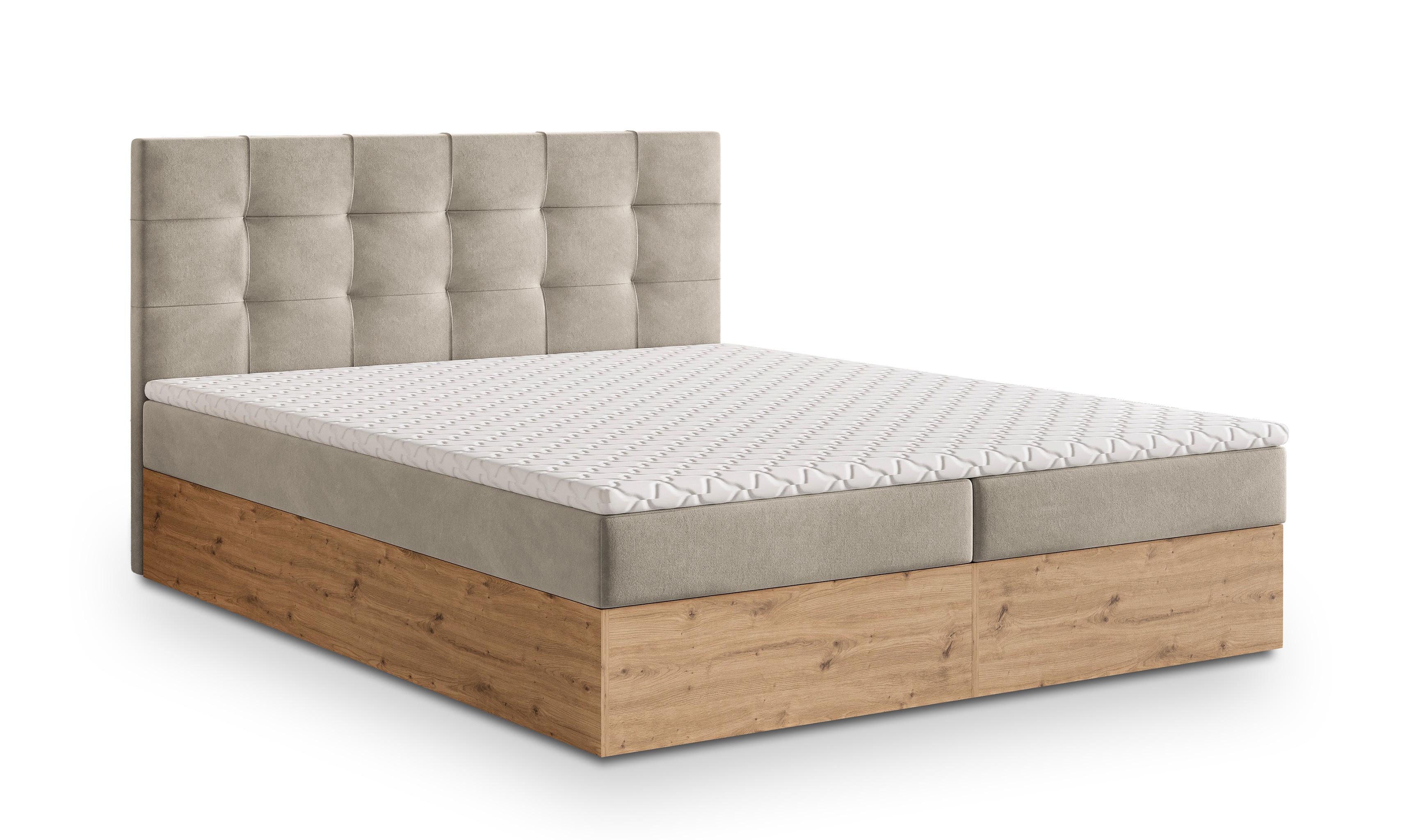 wohnli-moebel-suche-800001058797 Wohnli Möbelsuche - BOXBETT MOLVEN 180x200 cm mit Matratze und Topper - Beige
