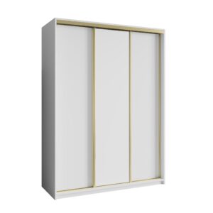wohnli-moebel-suche-800001058881 Wohnli Möbelsuche - SCHWEBETÜRENSCHRANK NISSE 150/205/60 cm 3-türig Weiß