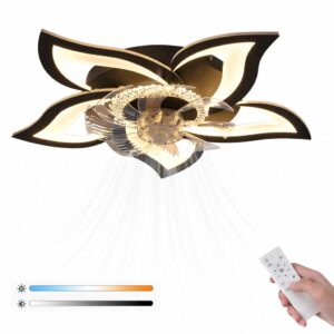 wohnli-moebel-suche-800001061199 Wohnli Möbelsuche - DECKENLEUCHTE mit Ventilator Frostal 62/62/14.5 cm Deckenlampe