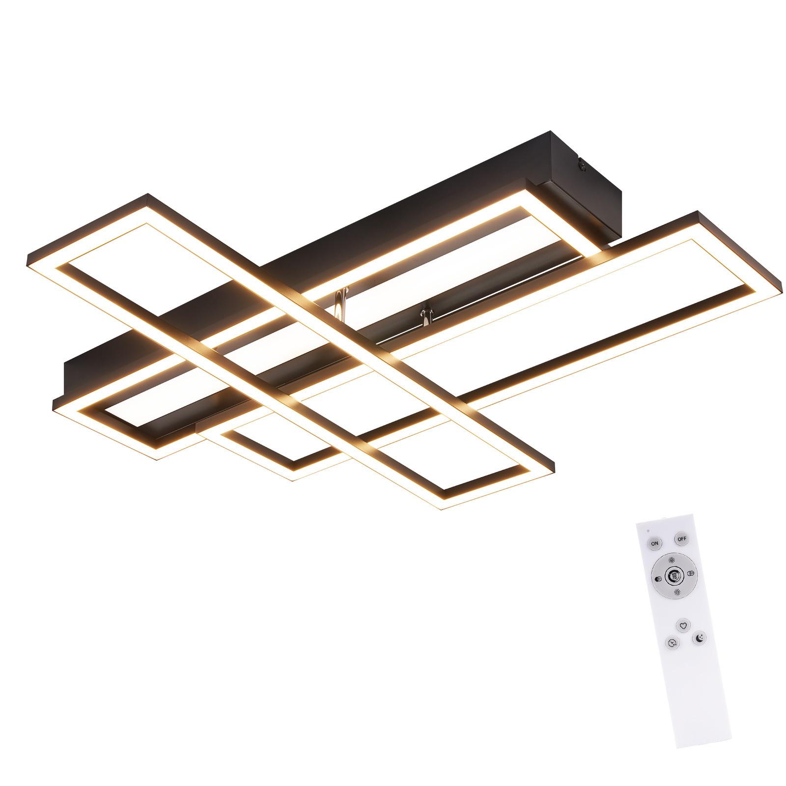 wohnli-moebel-suche-800001061229 Wohnli Möbelsuche - LED-DECKENLEUCHTE Bryxen 55.5/55.5/9.7 cm Deckenlampe