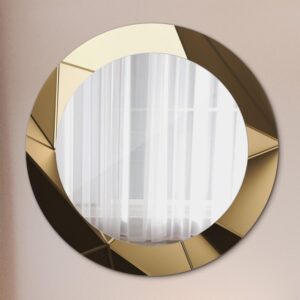 wohnli-moebel-suche-800001064744-1 SPIEGEL Ø60 cm Rund mit Aufdruck Glas TULUP Spiegel > Wandspiegel Beige
