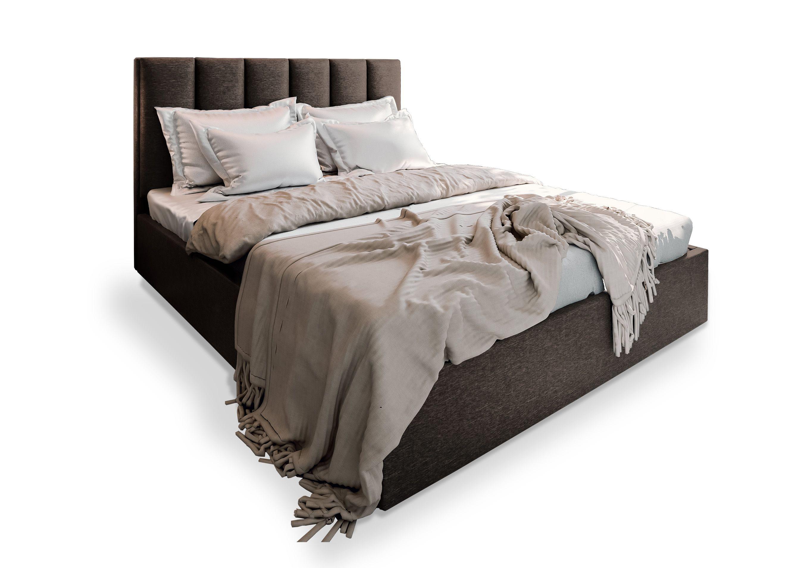 wohnli-moebel-suche-800001066595 Wohnli Möbelsuche - POLSTERBETT LURE 140x200 cm mit Bettkästen - Braun