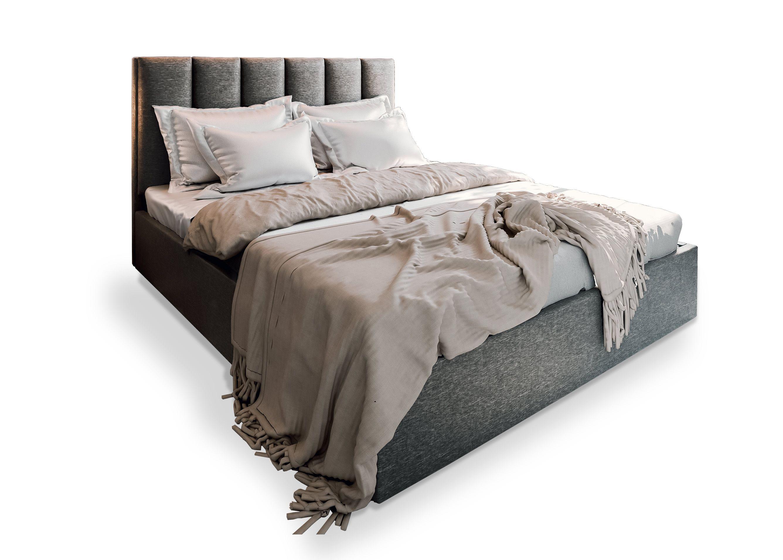 wohnli-moebel-suche-800001066617 Wohnli Möbelsuche - POLSTERBETT LURE 160x200 cm mit Bettkästen - Grau
