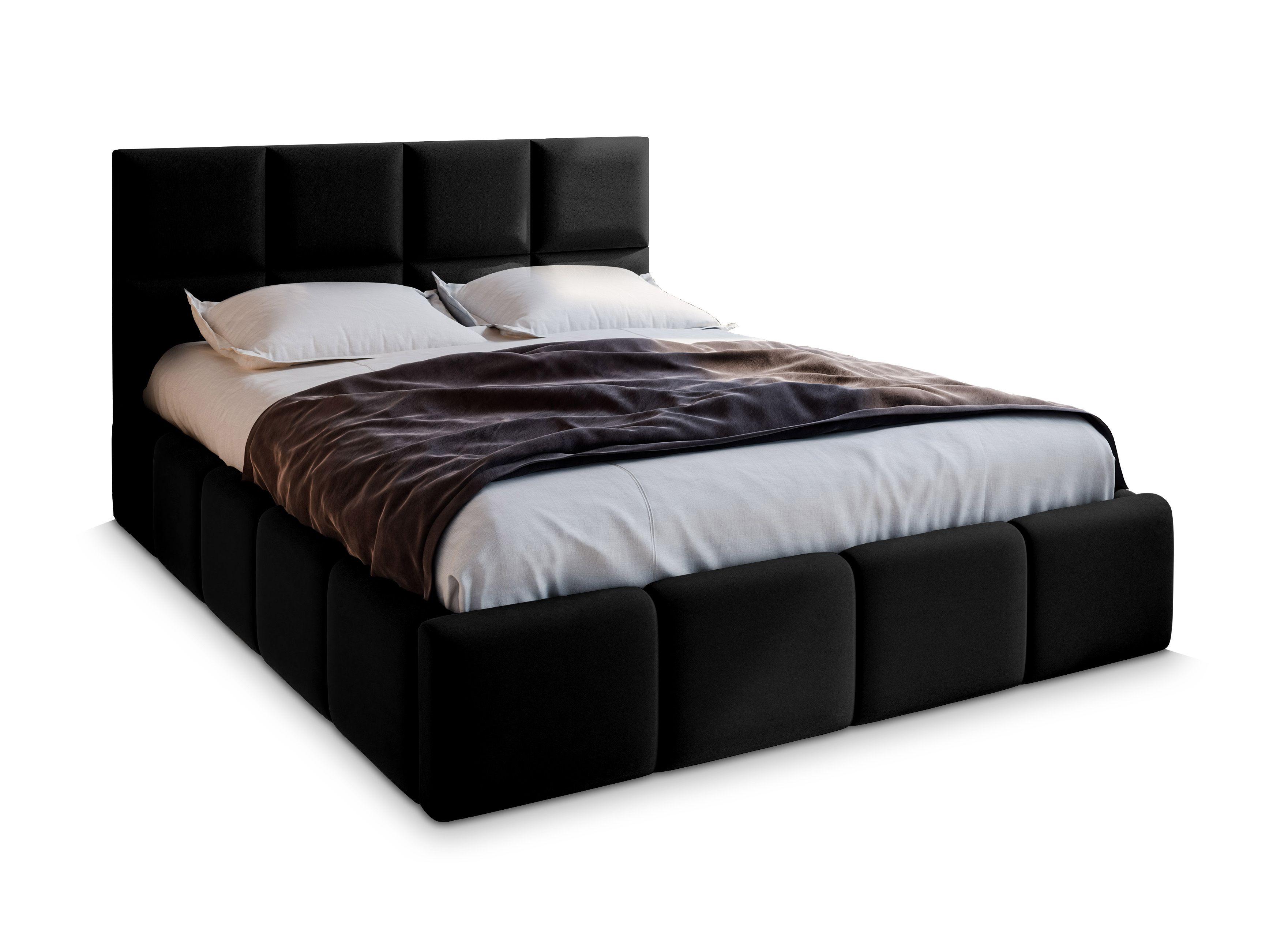 wohnli-moebel-suche-800001066678 Wohnli Möbelsuche - POLSTERBETT COMO 180x200 cm mit Bettkästen - Schwarz