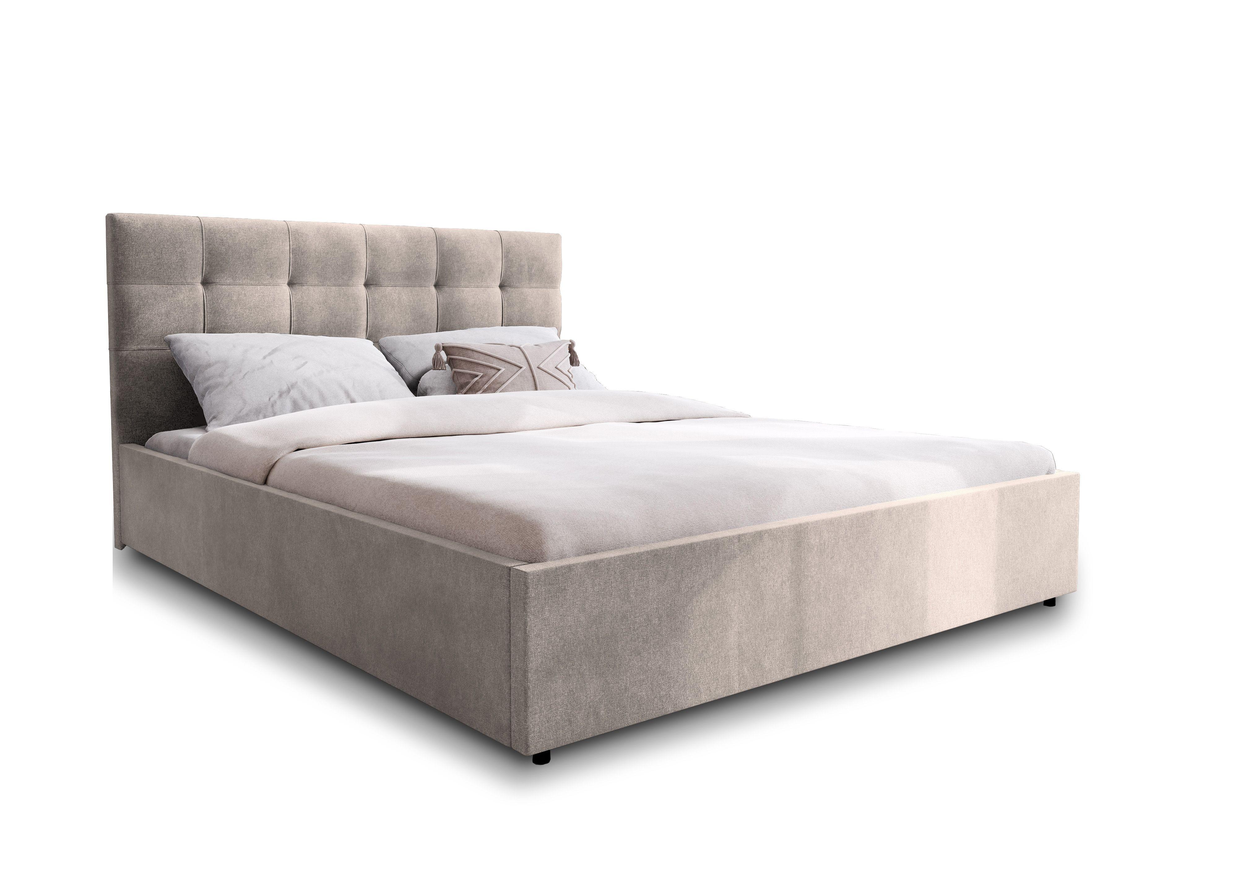 wohnli-moebel-suche-800001066684 Wohnli Möbelsuche - POLSTERBETT APE 140x200 cm mit Bettkästen - Beige