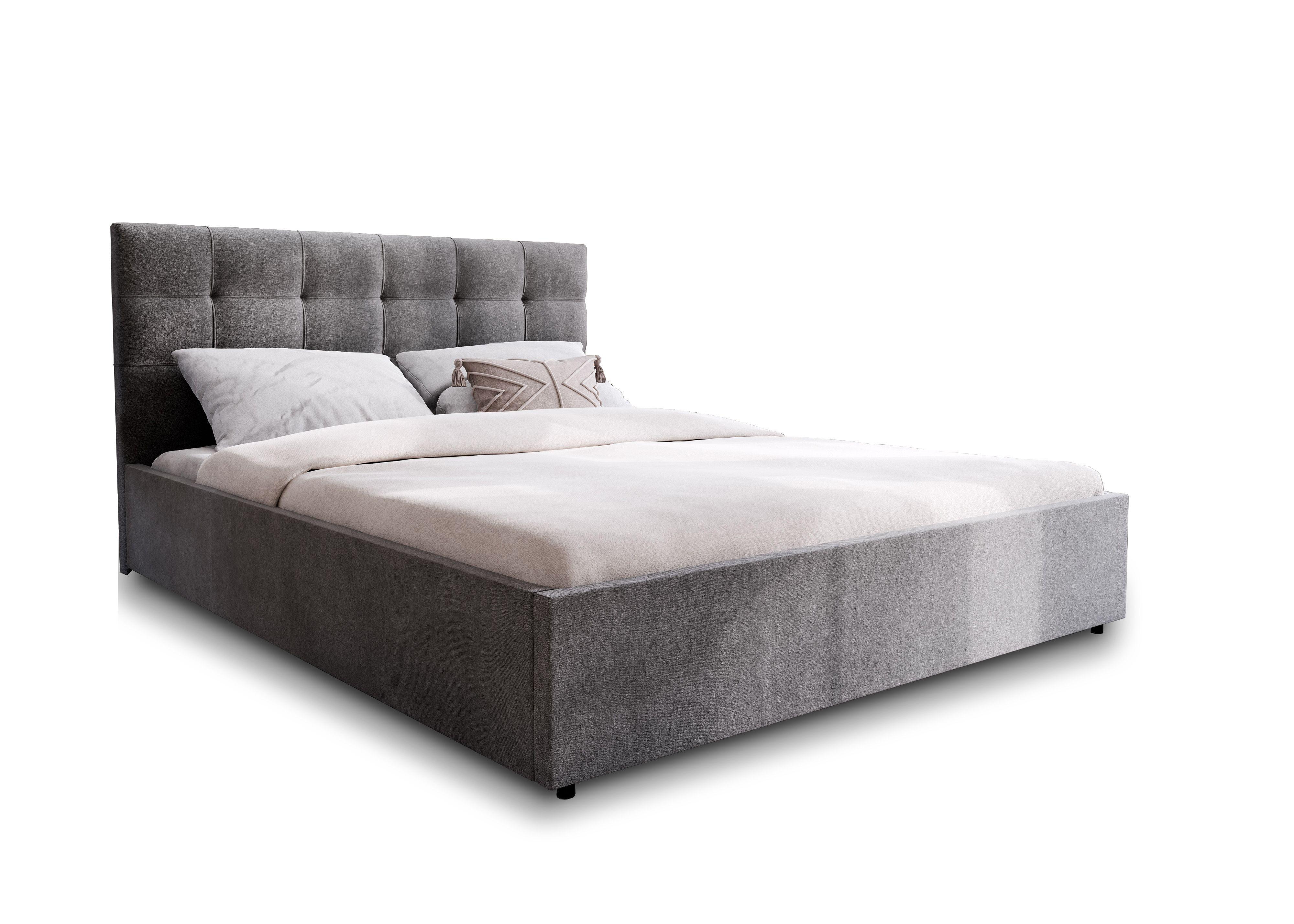 wohnli-moebel-suche-800001066694 Wohnli Möbelsuche - POLSTERBETT APE 160x200 cm mit Bettkästen - Grau