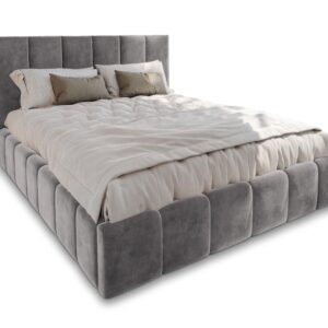 wohnli-moebel-suche-800001066752 Wohnli Möbelsuche - POLSTERBETT TARANTO 180x200 cm mit Bettkästen - Hellgrau