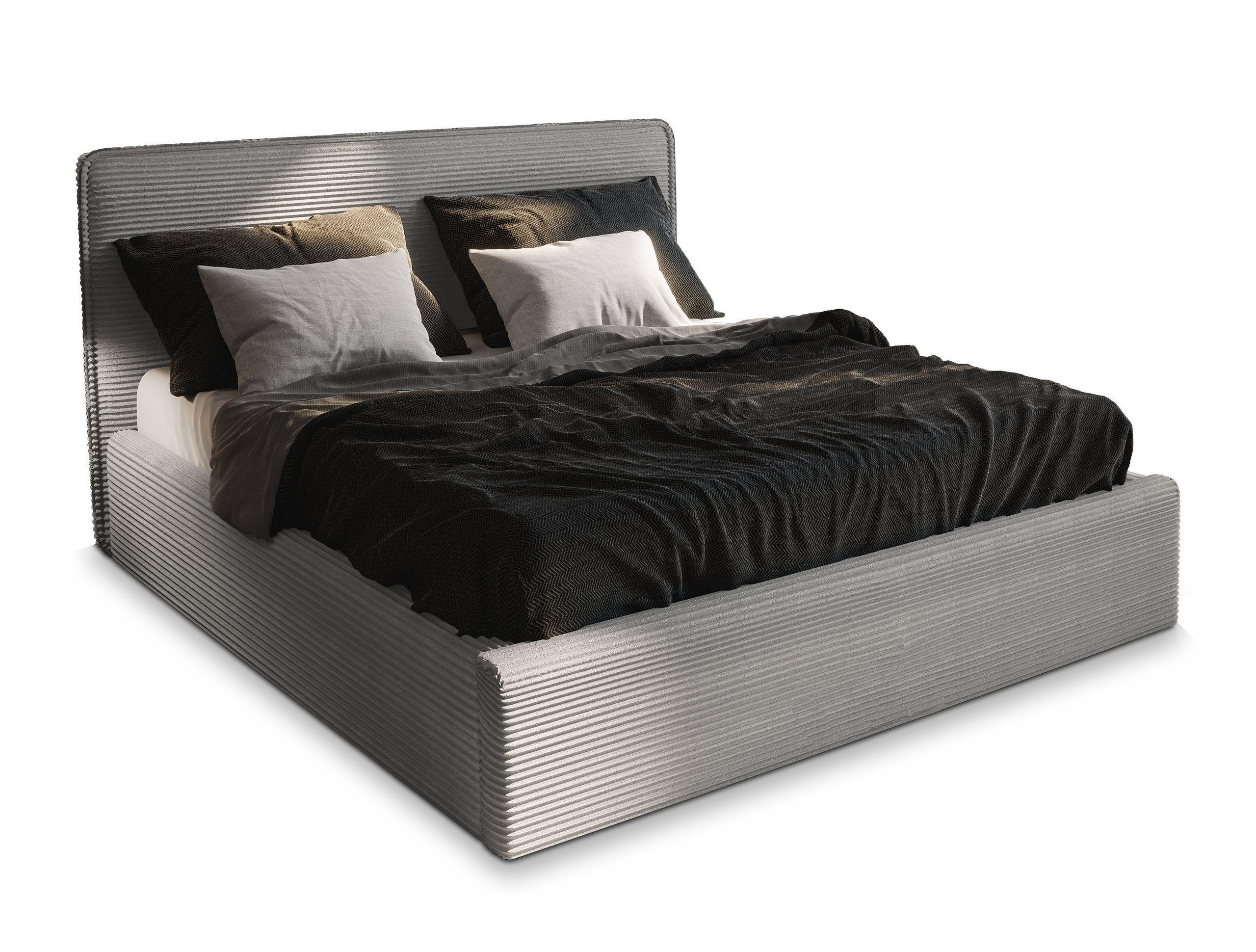wohnli-moebel-suche-800001066754 Wohnli Möbelsuche - POLSTERBETT PARMA 140x200 cm mit Bettkästen - Hellgrau