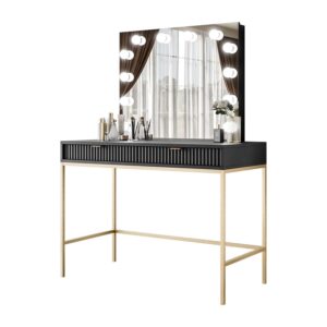 wohnli-moebel-suche-800001067003 Wohnli Möbelsuche - SCHMINKTISCH MIT SPIEGEL CORTADO ELITE GOLD SCHWARZ
