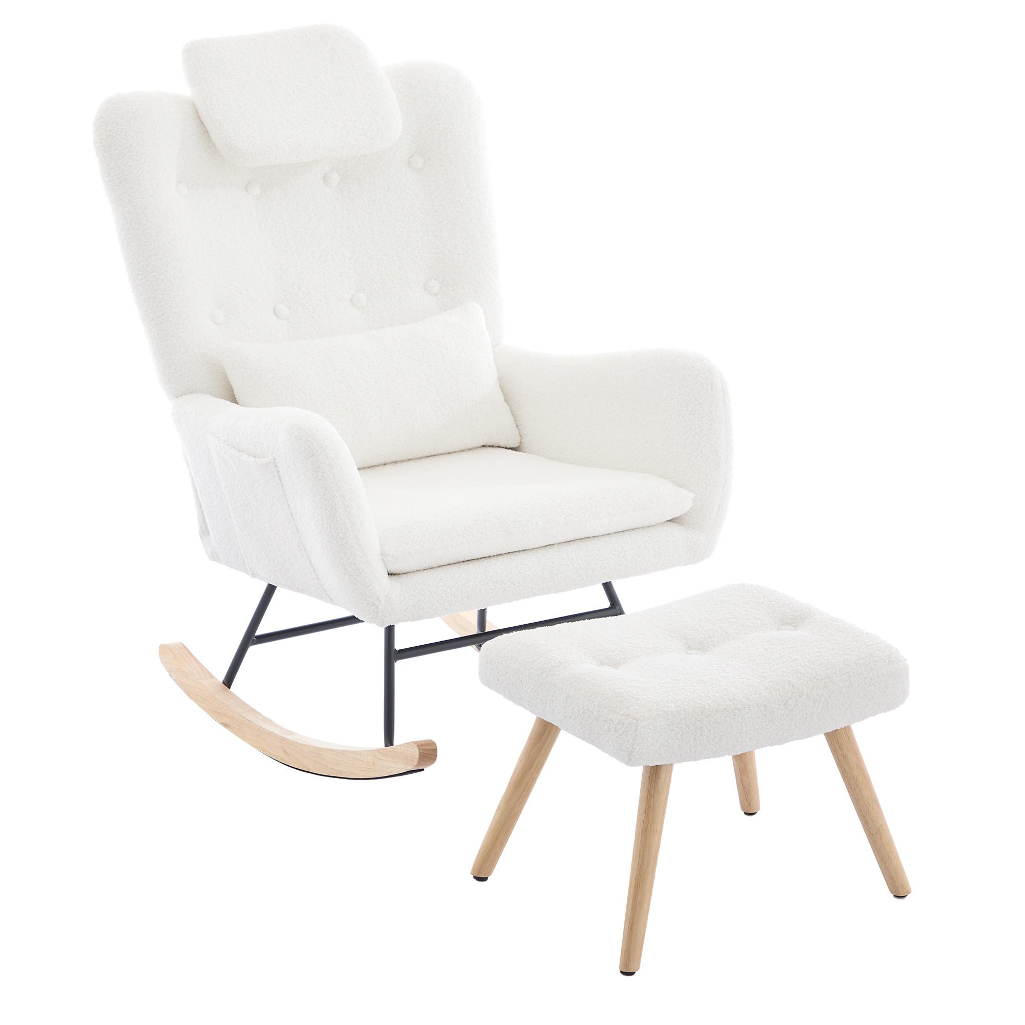 wohnli-moebel-suche-800001068764 Wohnli Möbelsuche - SCHAUKELSTUHL Weiß 73/92/102 cm