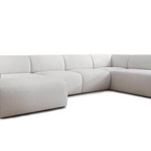 wohnli-moebel-suche-800001071625 Wohnli Möbelsuche - WOHNLANDSCHAFT Didim Weiß 378/220/78 cm – großes Sofa stilvoll & bequem R