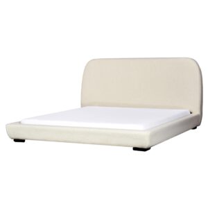 wohnli-moebel-suche-800001072948-1 POLSTERBETT mit Lattenrost 180x200 cm Beige Roisel Textil Beliani Möbel > Betten Weiß