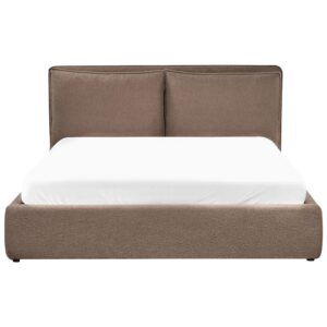 wohnli-moebel-suche-800001072959-1 BETT mit Stauraum 160x200 cm Beige Bajonna Textil Beliani Möbel > Betten Taupe