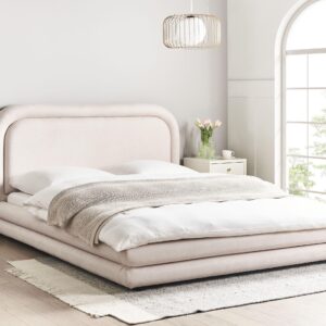 wohnli-moebel-suche-800001072973-1 WASSERBETT 160x200 cm Beige Lavardens Textil Beliani Möbel > Betten Beige