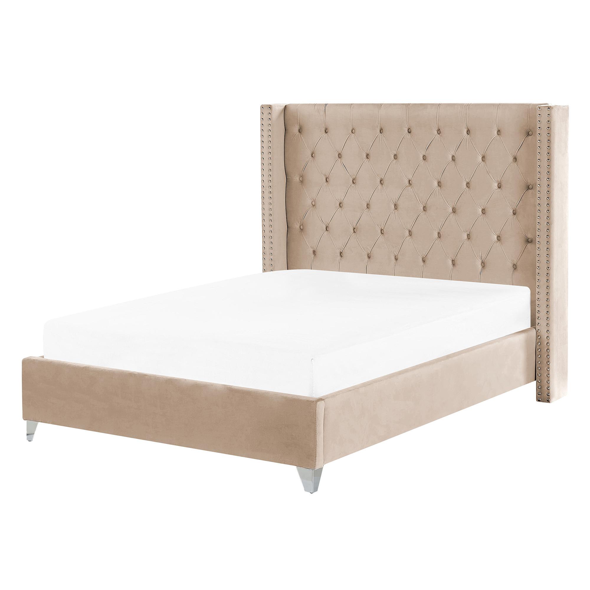 wohnli-moebel-suche-800001072983 Wohnli Möbelsuche - POLSTERBETT mit Lattenrost 140x200 cm Beige Lubbon