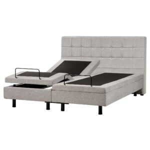 wohnli-moebel-suche-800001072989 Wohnli Möbelsuche - POLSTERBETT verstellbar 160x200 cm Grau Duke