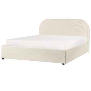 wohnli-moebel-suche-800001073003-1 POLSTERBETT 140x200 cm Beige Quillien Textil Beliani Möbel > Betten > Polsterbetten Beige