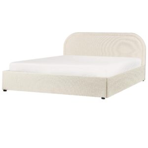 wohnli-moebel-suche-800001073004-1 POLSTERBETT 160x200 cm Beige Quillien Textil Beliani Möbel > Betten > Polsterbetten Beige