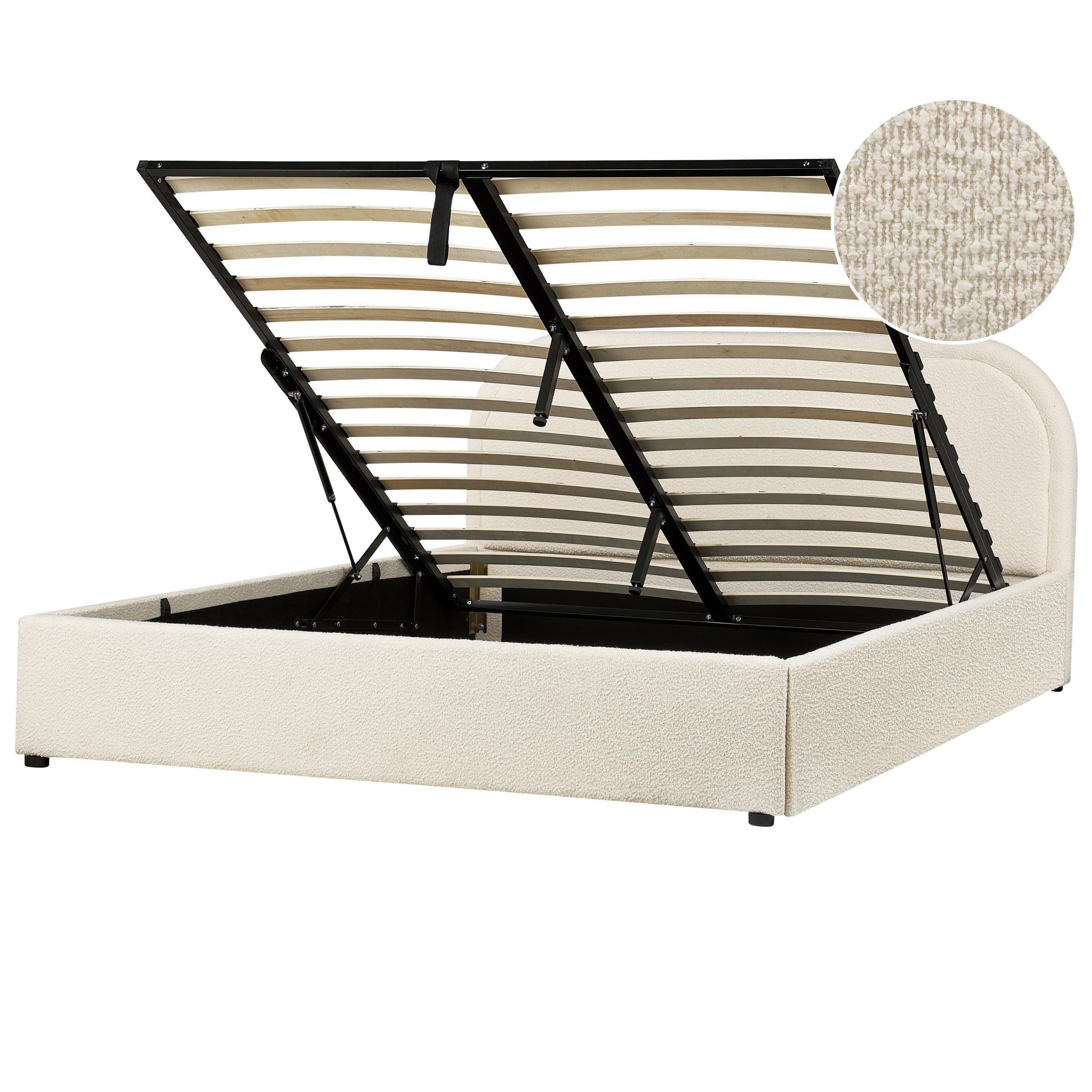 Wohnli Möbelsuche - POLSTERBETT 160x200 cm Beige Quillien