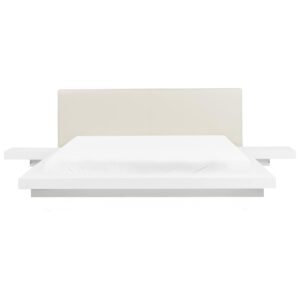 Wohnli Möbelsuche - BETT mit Lattenrost 180x200 cm Weiß Zen