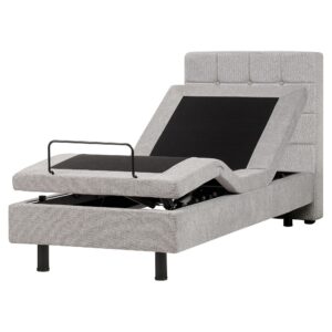 wohnli-moebel-suche-800001073015 Wohnli Möbelsuche - POLSTERBETT verstellbar 80x200 cm Grau Duke
