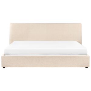 wohnli-moebel-suche-800001073039-1 POLSTERBETT 180x200 cm Beige Lavaur Textil Beliani Möbel > Betten > Polsterbetten Beige