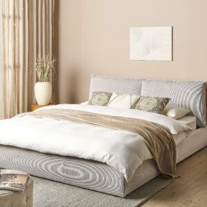 wohnli-moebel-suche-800001073050-1 WASSERBETT 180x200 cm Beige Vinay Textil Beliani Möbel > Betten Beige