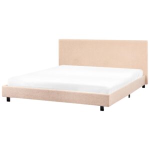 wohnli-moebel-suche-800001073051-1 POLSTERBETT mit Lattenrost 180x200 cm Beige Albi Textil Beliani Möbel > Betten > Polsterbetten Beige