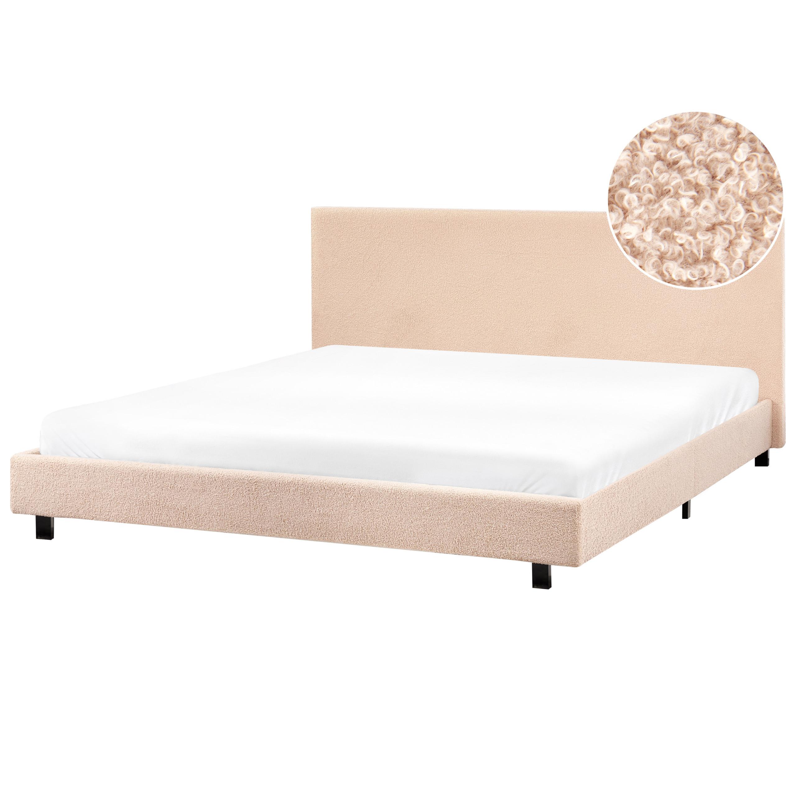 Wohnli Möbelsuche - POLSTERBETT mit Lattenrost 180x200 cm Beige Albi
