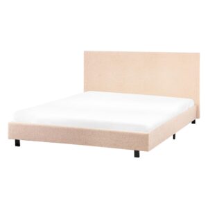 wohnli-moebel-suche-800001073055-1 POLSTERBETT mit Lattenrost 140x200 cm Beige Albi Textil Beliani Möbel > Betten > Polsterbetten Beige