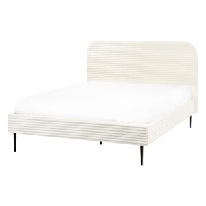 wohnli-moebel-suche-800001073060-1 POLSTERBETT mit Lattenrost 140x200 cm Weiß Flayat Textil Beliani Möbel > Betten > Polsterbetten Weiß